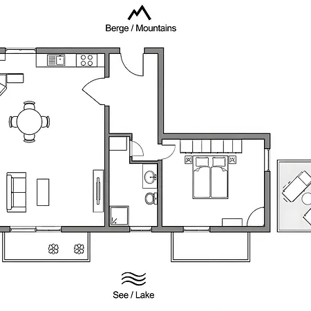 Lejlighed Riva Di Pianello Balkon-ferienwohnung Am Pianello Del Lario